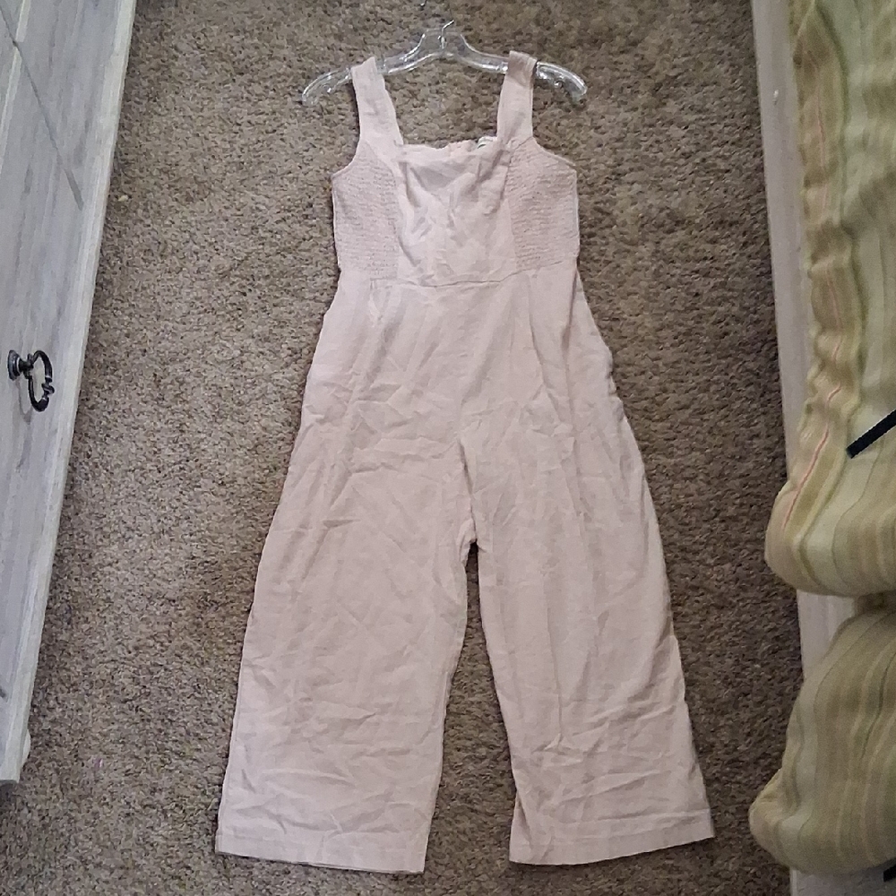 Speechless Cream Wide-Leg Jumpsuit